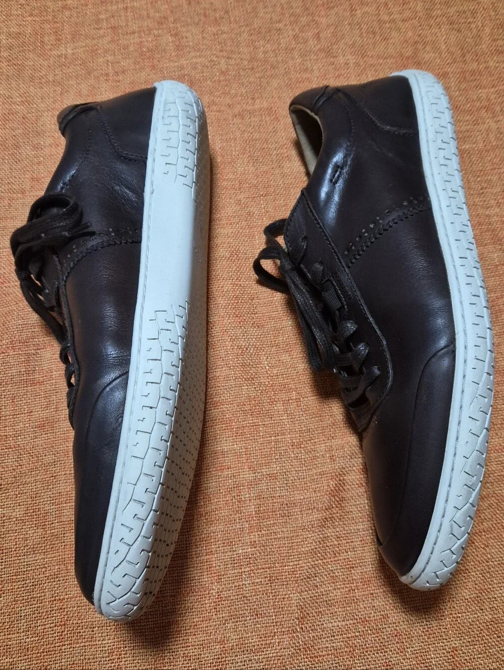 Piloti Men’s Brown Leather Driving Shoes Sneakers 10.5 Made in Portugal